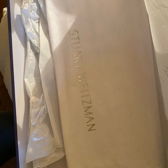 Stuart Wietzman beige knee high boots - Picture 4 of 4